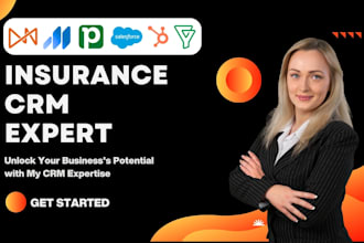 insurance CRM workflows zoho bigin salesforce hubspot pipedrive keap leadsquared