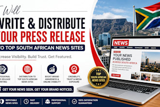 write and distribute your press release in south africa