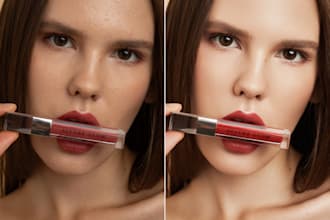 portrait retouching frequency separation skin editing