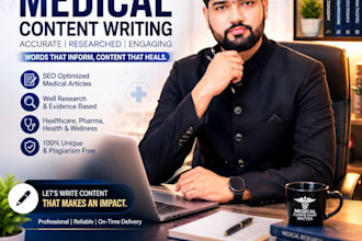 write SEO medical, healthcare and physiotherapy articles