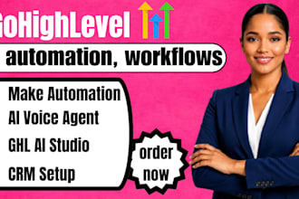 setup gohighlevel CRM, workflows, automation,lead nurturing system