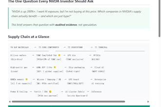 verify any stock supply chain with sec filings