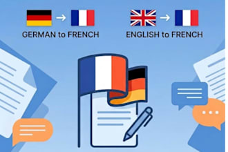do professional translation and proofreading in french and german