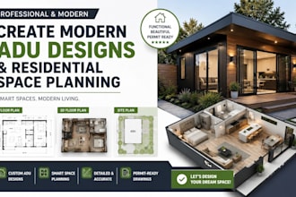 create modern adu designs and residential space planning