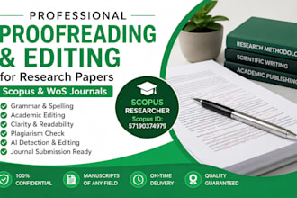 proofread and edit your research paper for scopus and wos journals