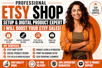 setup etsy shop etsy digital product etsy seo listing etsy store setup