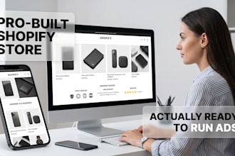 build a professional shopify dropshipping store with winning products