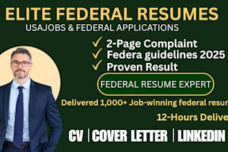 write an ats federal resume for usajobs