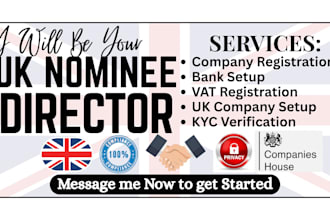 provide nominee director services for your UK company