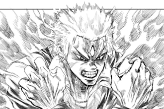 create a tokusatsu inspired manga for you