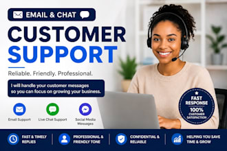 handle your emails and customer chat support