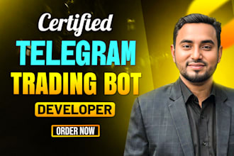 build custom telegram trading bot with api integration