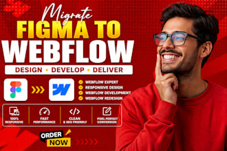migrate figma to webflow, webflow expert, responsive webflow, webflow redesign