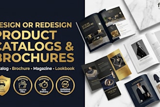 design redesign product catalogue, catalog, brochure, magazine layout, lookbook