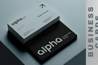 design a unique business card, brand kit, stationery and social media kit