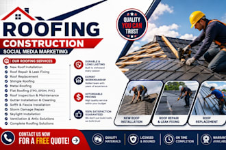 generate roofing leads and construction leads with social media marketing