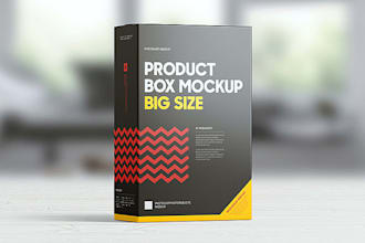 do 3d product mockup, custom packaging artwork and animated commercial rendering