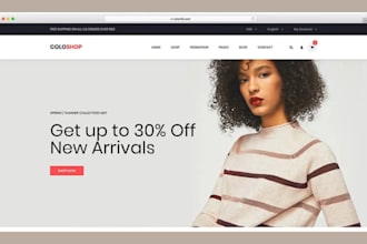 build clothing website clothing store shopify  website fashion store