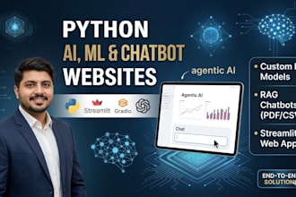 develop custom machine learning models and ai web apps