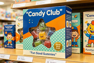 design creative packaging with 3d mockup and dieline