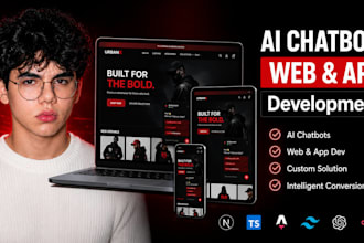 develop a premium landing page with an integrated ai agent