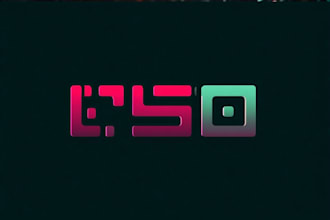 create futuristic cyberpunk style or mecha logo for you