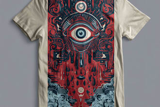 do minimalist typography t shirt design