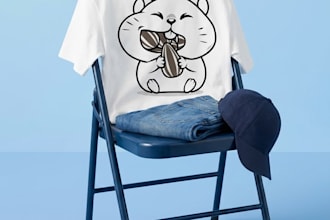create tshirt mockup with you design