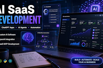 build ai saas chatgpt  apps ai agents and custom ai software