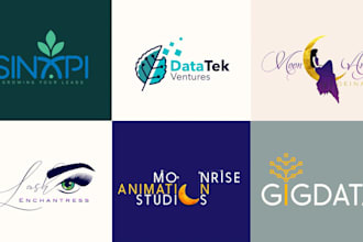 create custom business logo design and brand identity