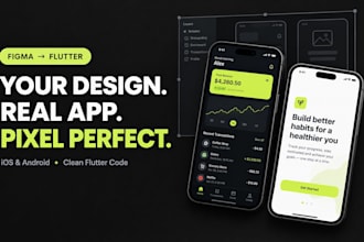 convert figma to flutter app for ios and android