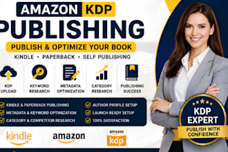publish and optimize your book on amazon KDP