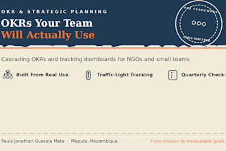 design an okr strategy and tracking system for your team
