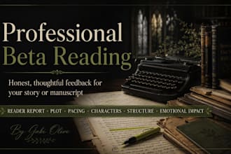 beta read your novel with honest psychological feedback