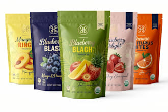 create pouch design, food packaging, stand up pouch design