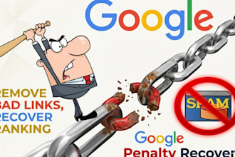disavow toxic backlinks reduce spam score and recover google penalty