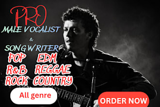 sing reggae or dancehall vocals and create custom song with professional quality