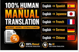 professionally translate english to multiple languages