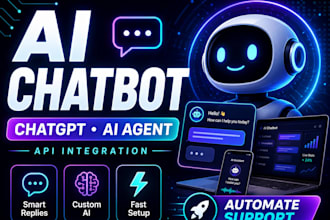 build custom ai chatbot, ai agent, or chatgpt API integration