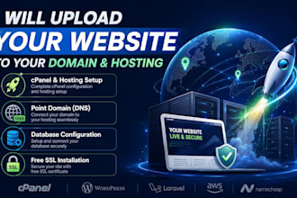 deploy and upload your website to your domain and hosting