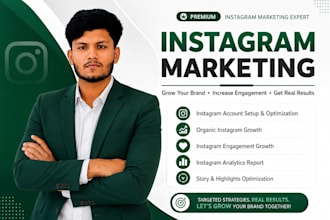 do organic instagram marketing and grow your business