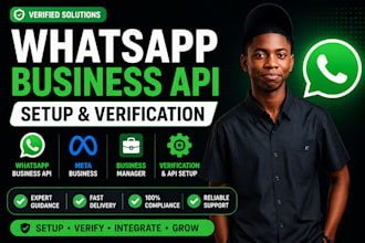 setup whatsapp business api fix meta business verification and business manager