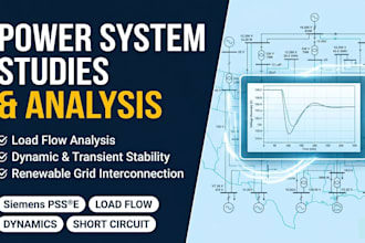 do power system studies load flow and dynamic stability in psse