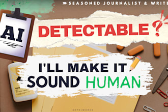 rewrite ai content into natural human writing