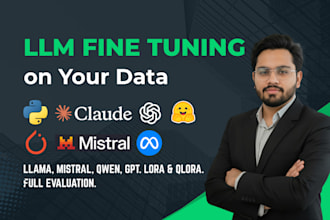 fine tune llm, train custom ai model and evaluate dataset