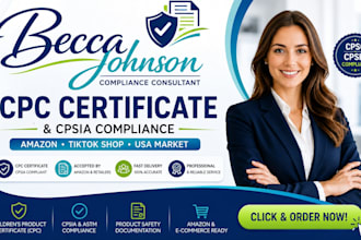 cpc certificate cpsia standard amazon