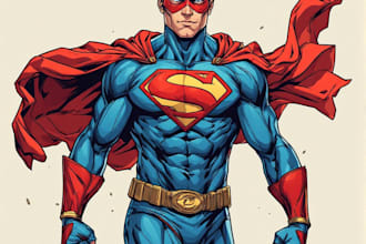 do a superhero comic