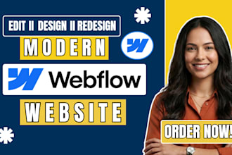 fix update webflow website edit webflow template redesign webflow landing page