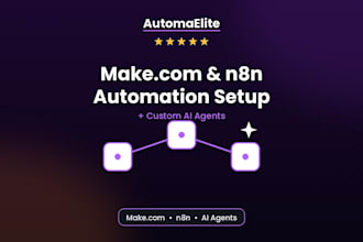setup make com automation, made com, n8n automation and ai agent
