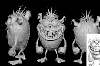 turn your 2d sketch into a detailed 3d printable model